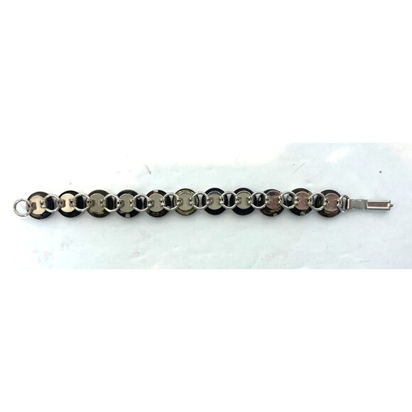 Typewriter Key Bracelet JOURNEY Colorful Upcycled Steam Punk Unique Handmade - Picture 9 of 9